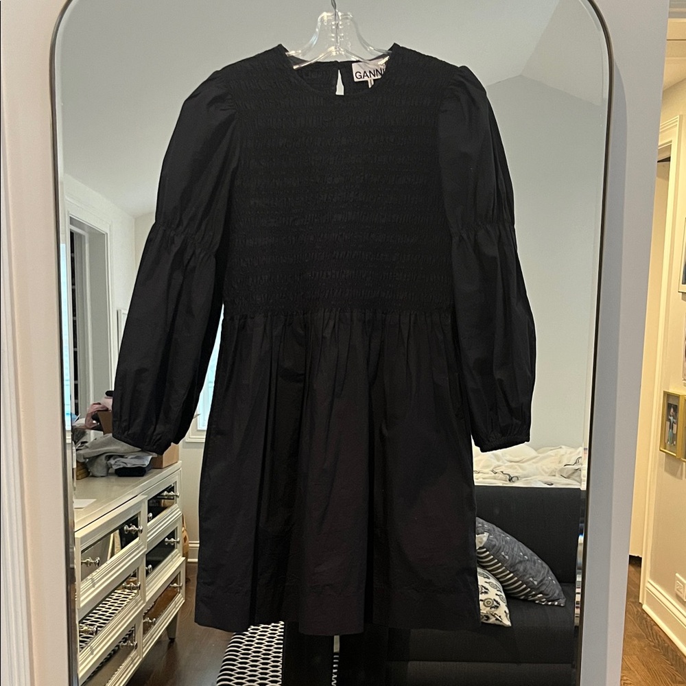 Ganni Black Dress